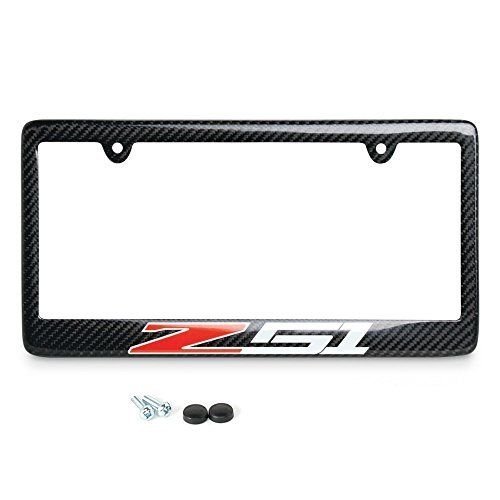 C6 / C7 / C8 Corvette Z51 License Plate Frame - Carbon Fiber-SR1 Performance