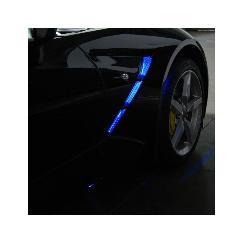 C7 Corvette - Side Cove & Hood Vent LED Lighting Kit with RGB Bluetooth : Stingray, Z51, Z06-SR1 Performance