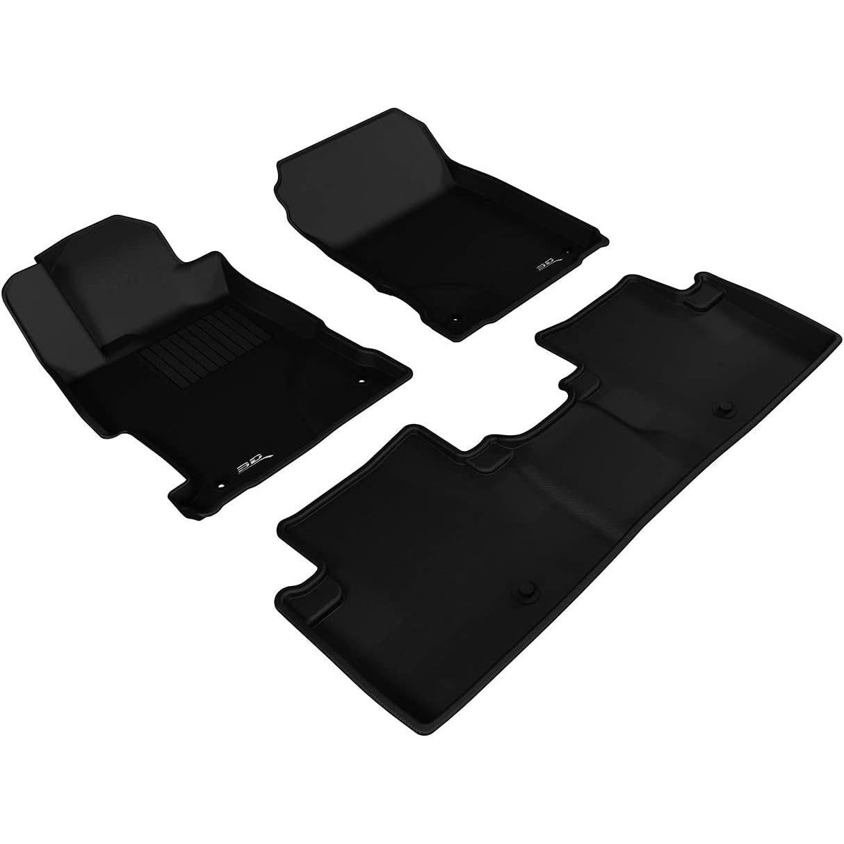 3D MAXpider Custom Fit Kagu Floor Mat (Black) for 2013-2022 Acura ILX - 1ST Row-SR1 Performance