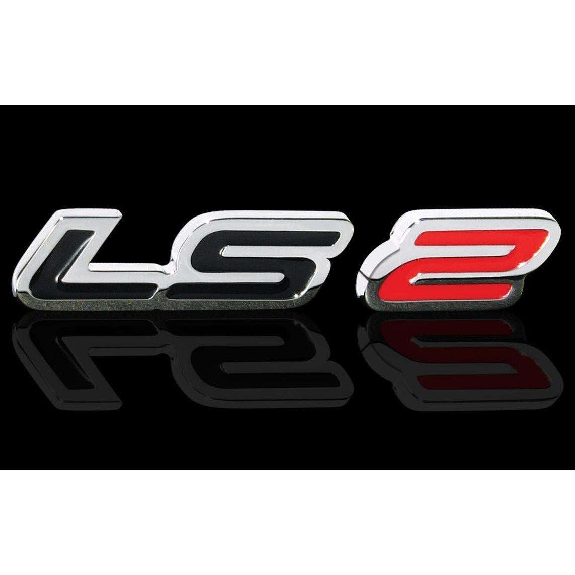 LS2 Billet Chrome Badge-SR1 Performance