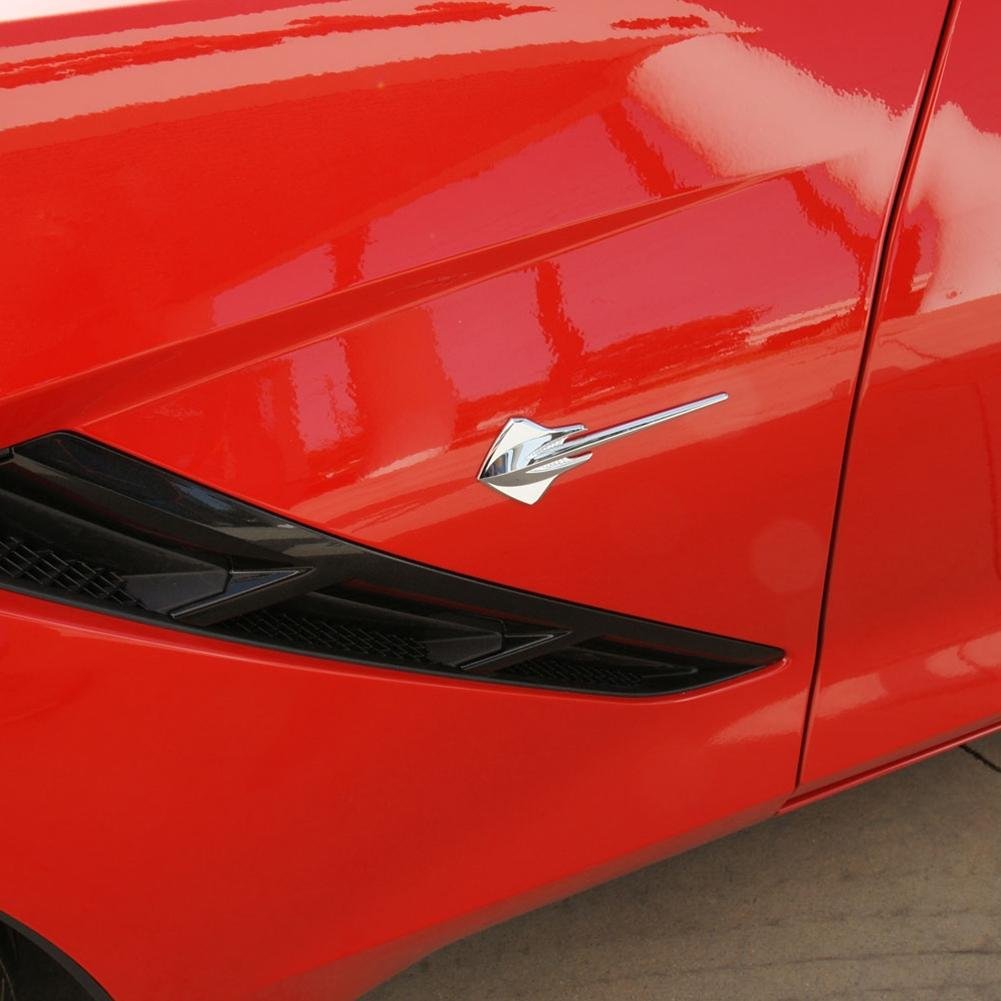 2014 C7 Corvette Stingray Genuine GM OEM Stingray Fender Emblem-SR1 Performance