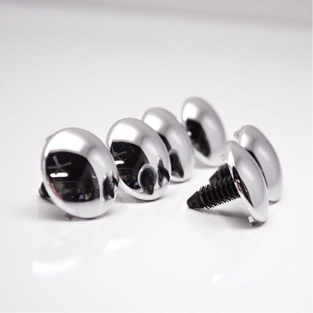 2014 C7 Corvette Stingray Hood Liner Fastener Set 6 Pc. - Chrome-SR1 Performance