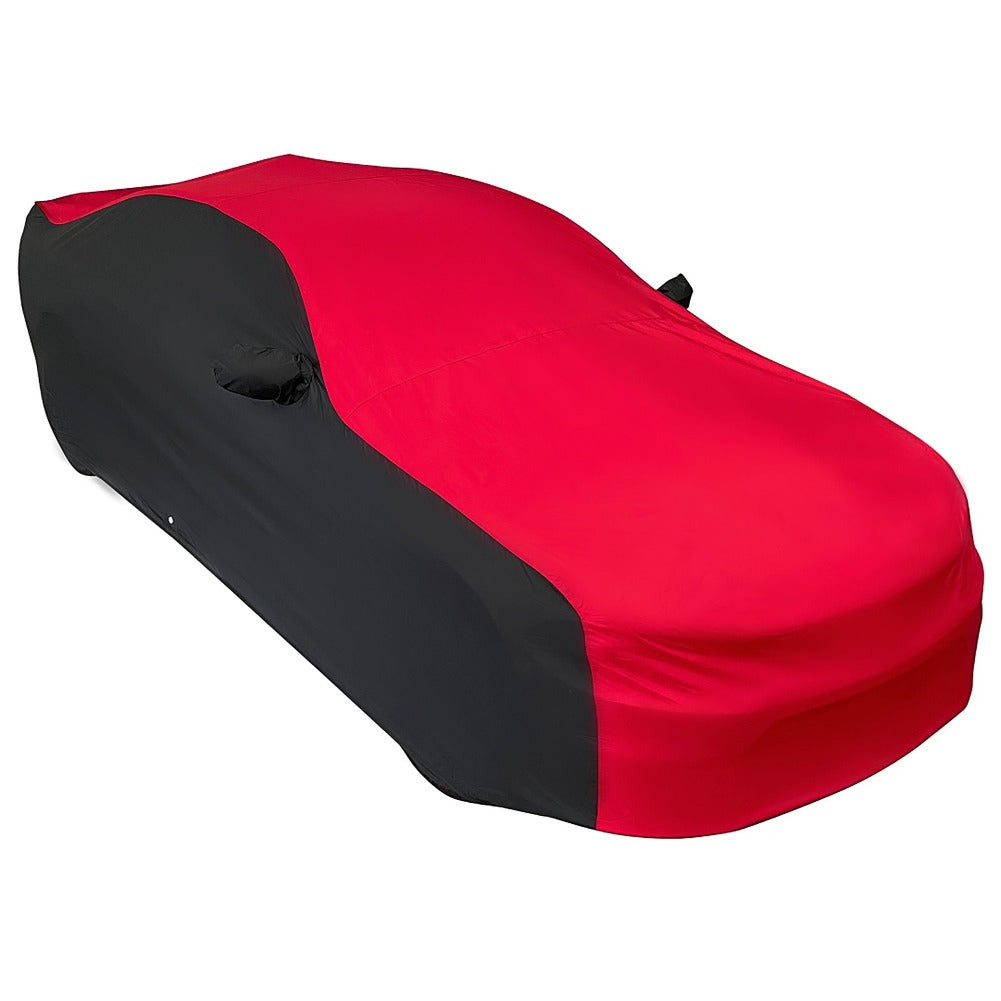 2005-2023 Dodge Charger Ultraguard Plus Car Cover - 300D Indoor/Outdoor Protection - Red/Black-SR1 Performance