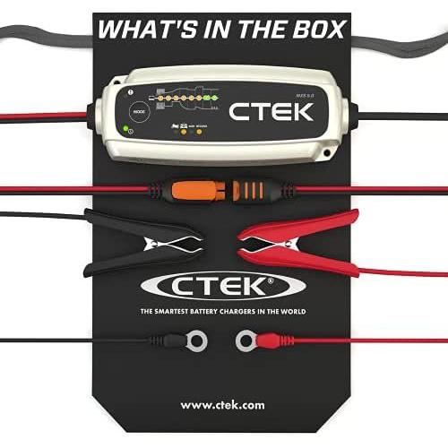 CTEK - 40-206 MXS 5.0 Fully Automatic 4.3 amp Battery Charger and Maintainer 12V-SR1 Performance
