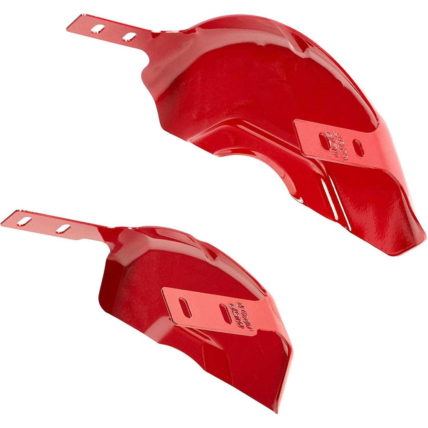 MGP Caliper Covers 10219SFRDRD Ford Oval Logo Type Caliper Cover with Red Powder Coat Finish and Silver Characters, (Set of 4)-SR1 Performance
