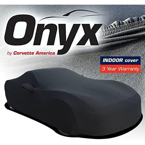 C7 Corvette HIGH END Onyx Black Satin Custom FIT Stretch Indoor CAR Cover FITS: All C7 14-19 CORVETTES-SR1 Performance