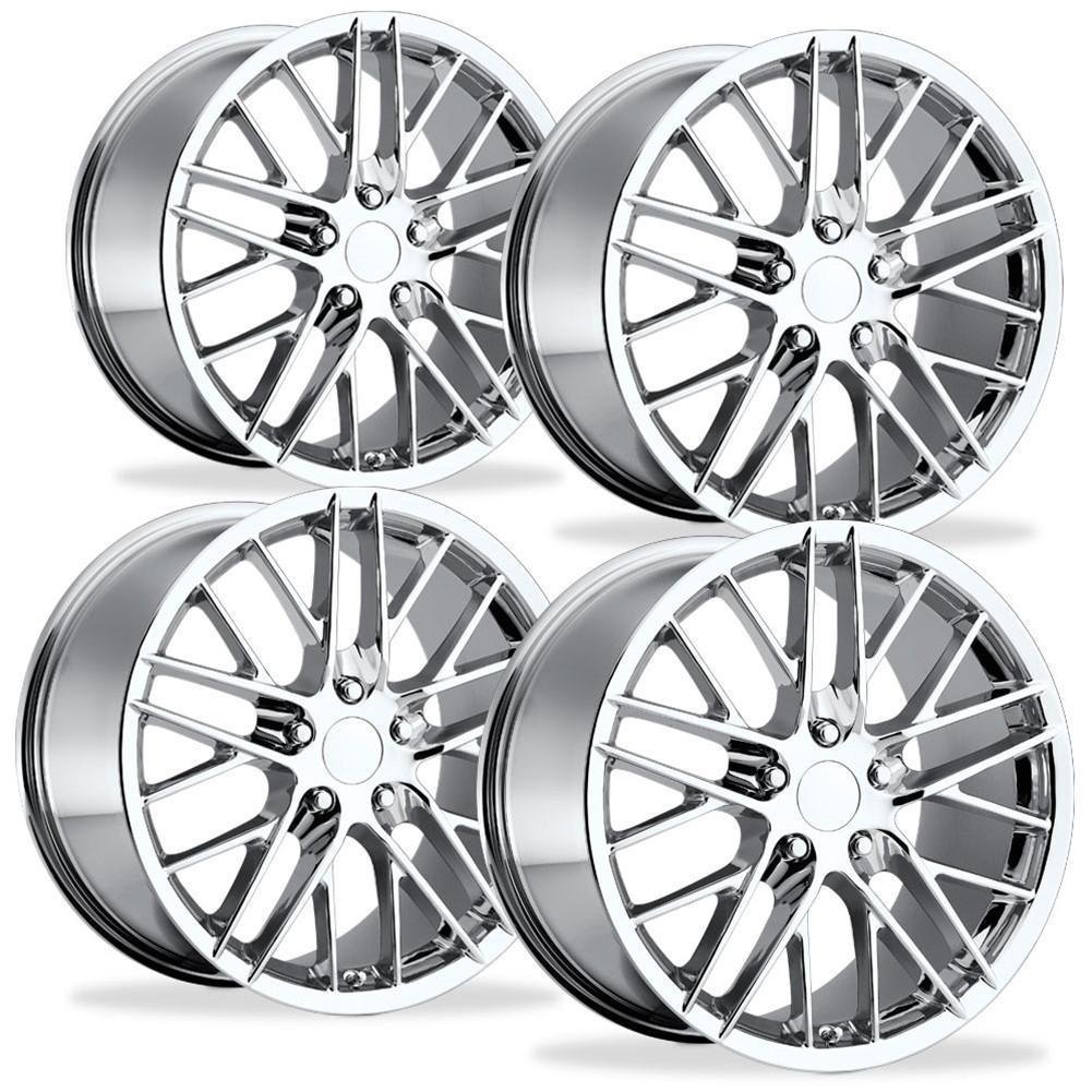 Corvette Wheel - 2009 ZR1 Style Reproduction (Set) : Chrome-SR1 Performance
