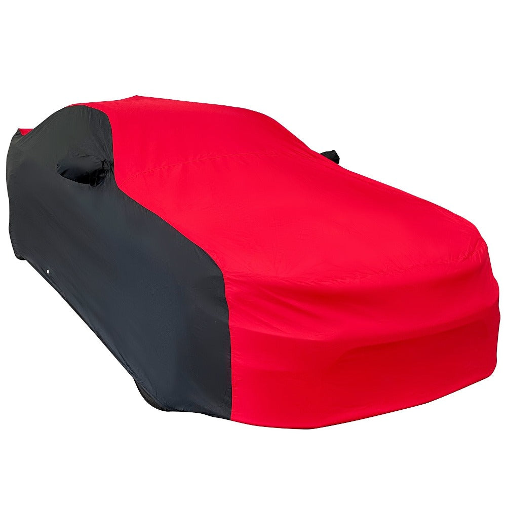 2005-2023 Dodge Charger Ultraguard Plus Car Cover - 300D Indoor/Outdoor Protection - Red/Black-SR1 Performance