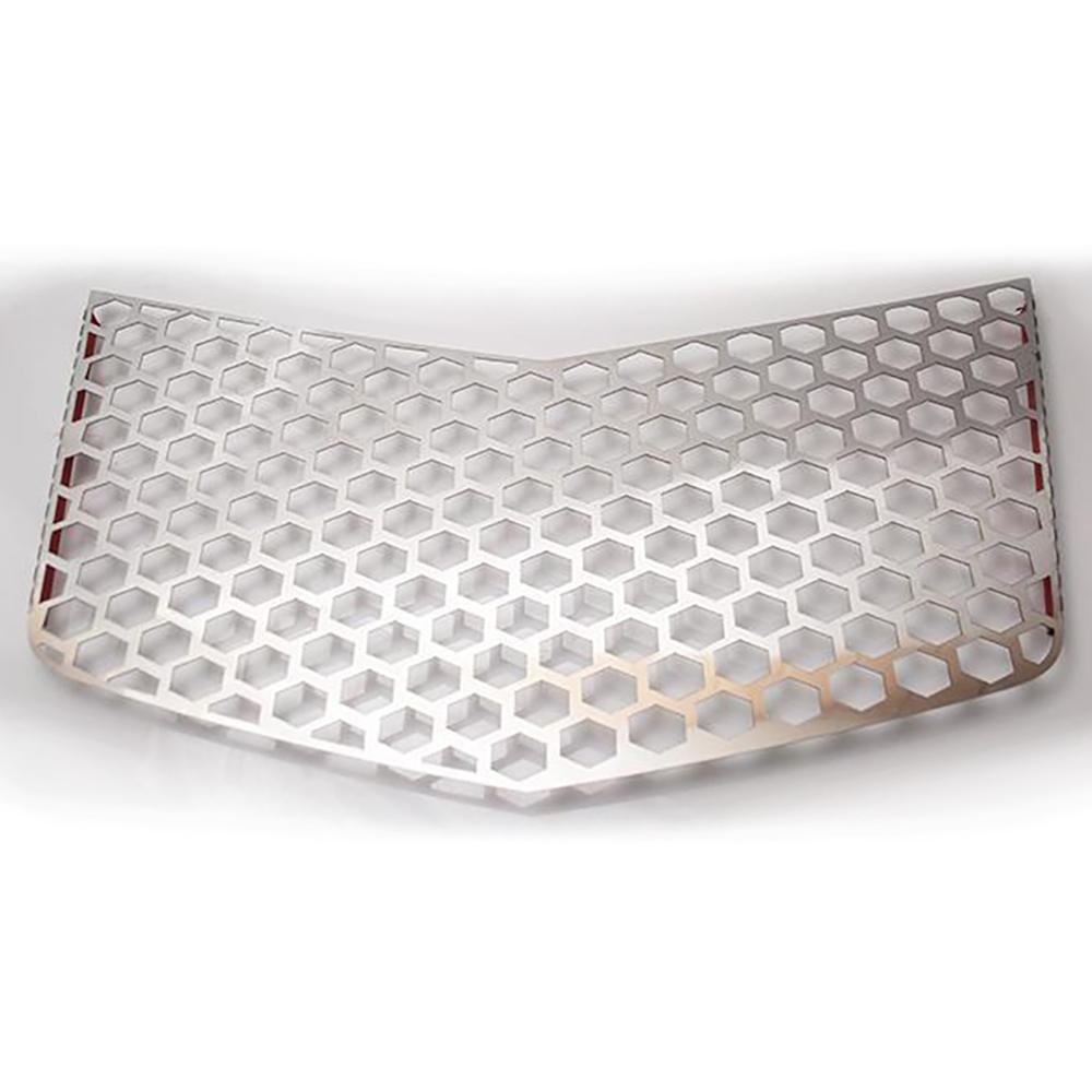 C7 Corvette Stingray Hood Vent Grille Polished - Matrix Series-SR1 Performance