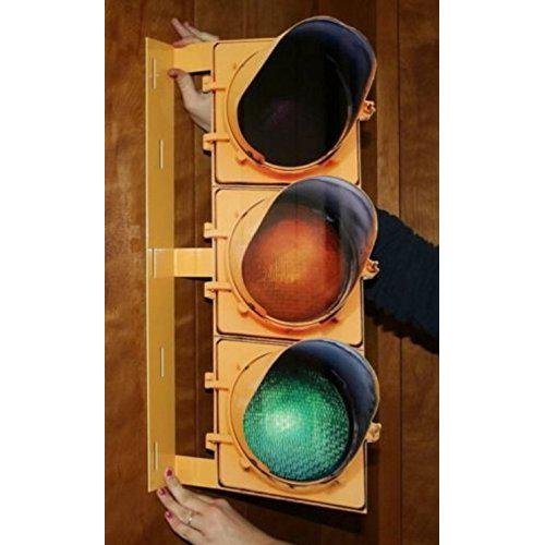 Large Stop Light/Traffic Light Double Sided Metal Wall Sign - 24" x 12"-SR1 Performance