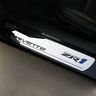 Corvette Door Sill Plates - Billet Chrome with ZR1 Logo :-SR1 Performance