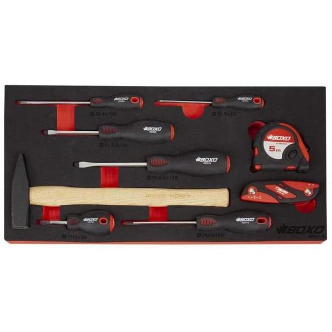 BOXO USA Heavy Duty 103 Piece MotoBox Tool Box-SR1 Performance