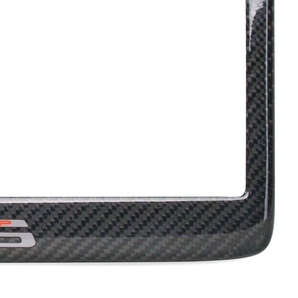 C6 Z06 Corvette Notched License Plate Frame Carbon Fiber-SR1 Performance