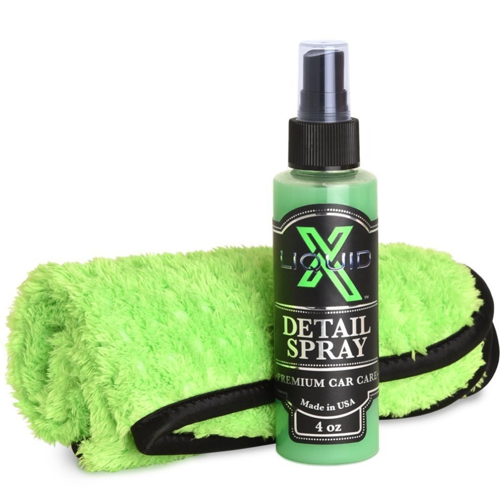 Liquid X Sample Kit - Detail Spray and Green Xtreme Plush Waffle Towel-SR1 Performance