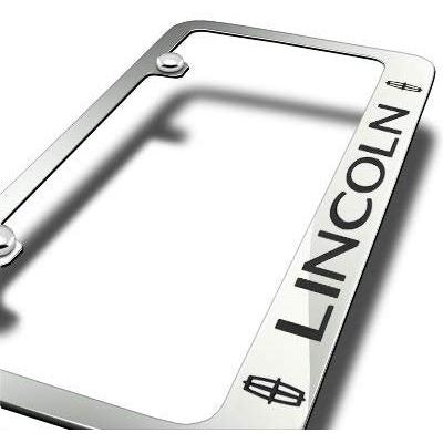 Lincoln License Plate Frame - Chrome-SR1 Performance