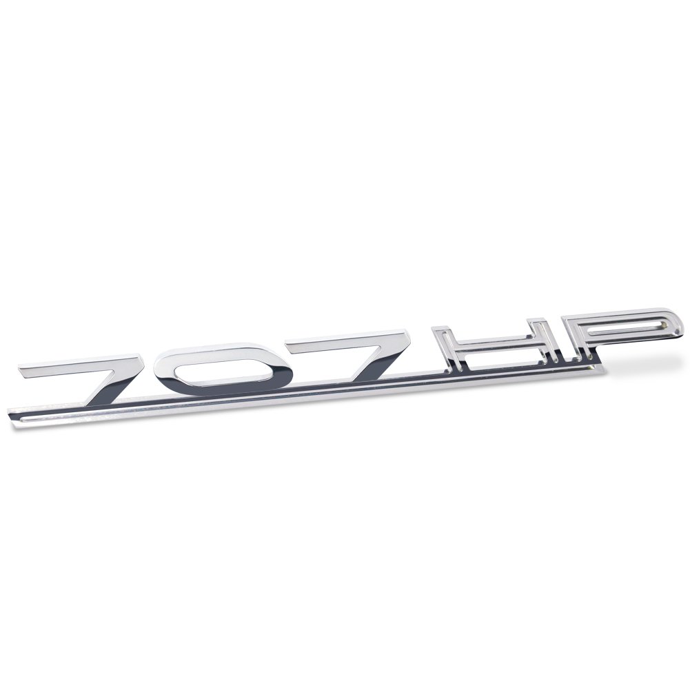 Dodge Challenger & Charger V8 Shaker/SRT 392 / Scat Pack / 392 Scat Pack Shaker Horsepower Billet Chrome Badge-SR1 Performance