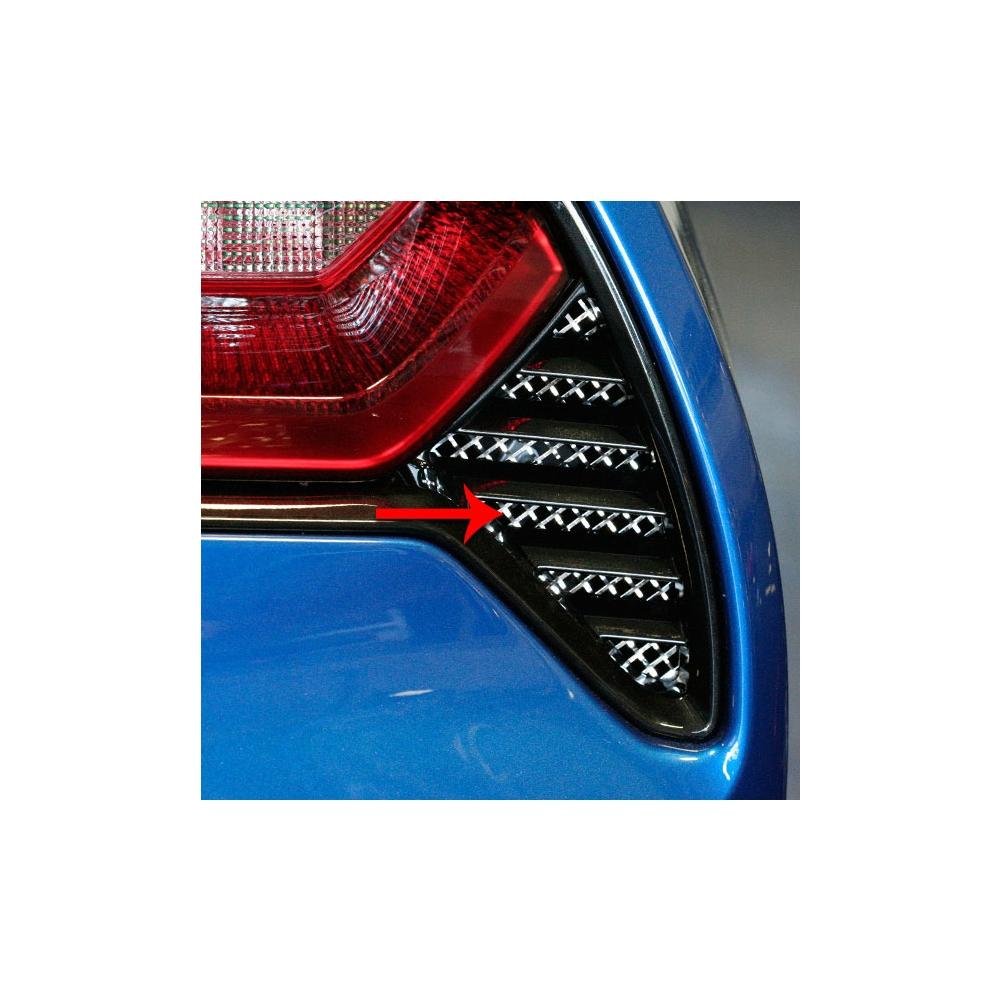 Corvette Laser Mesh Taillight Grilles : C7 Stingray, Z51, Z06, Grand Sport-SR1 Performance