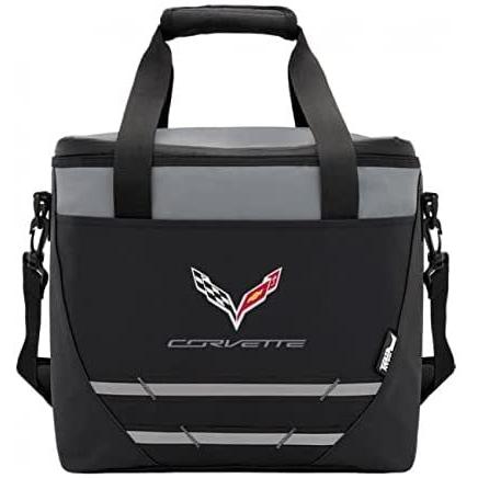 C7 Corvette 24 Can Ice Chest Cooler - Black/Grey-SR1 Performance
