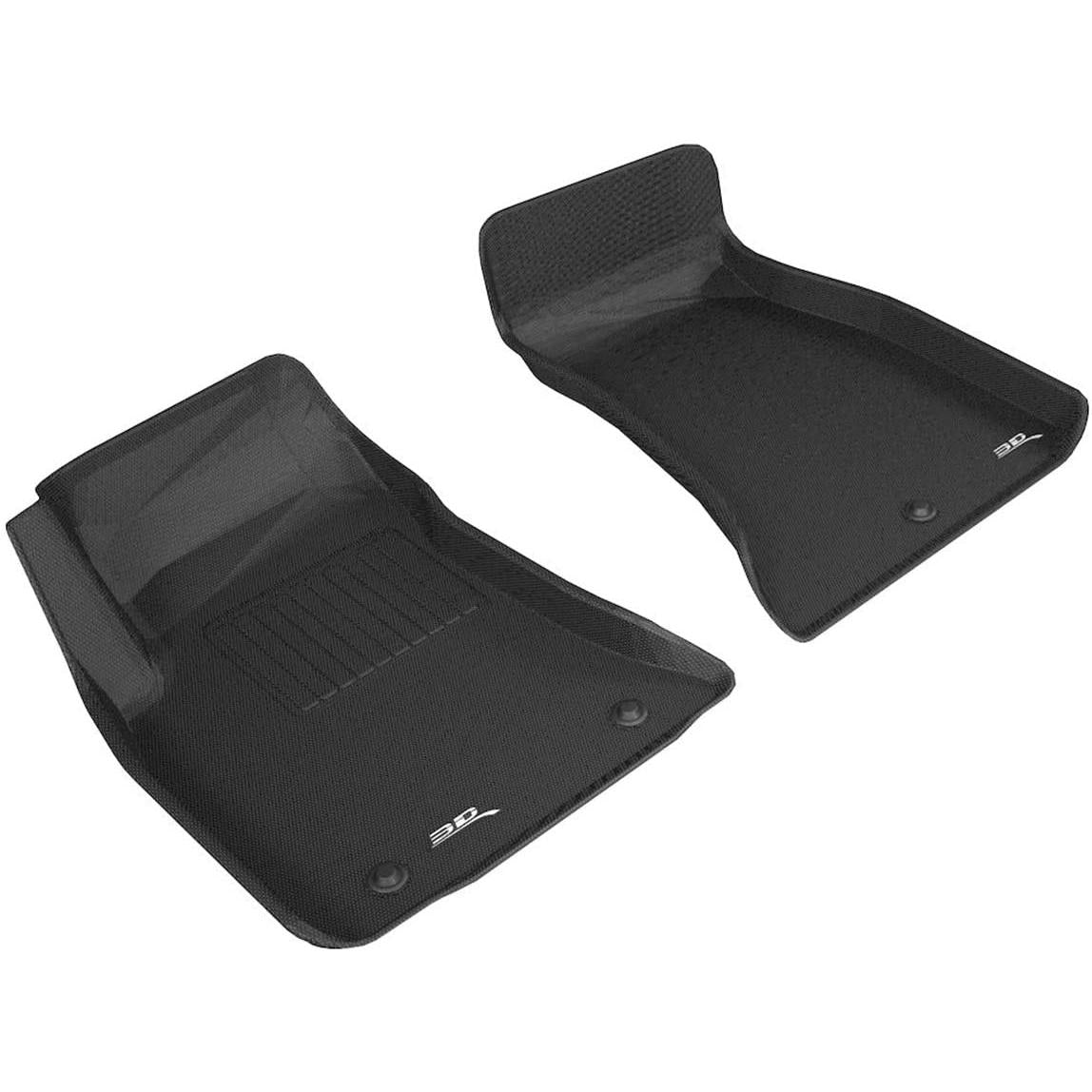 2015-2023 Dodge Challenger 3D MAXpider Custom Fit All-Weather Floor Mat - Black-SR1 Performance