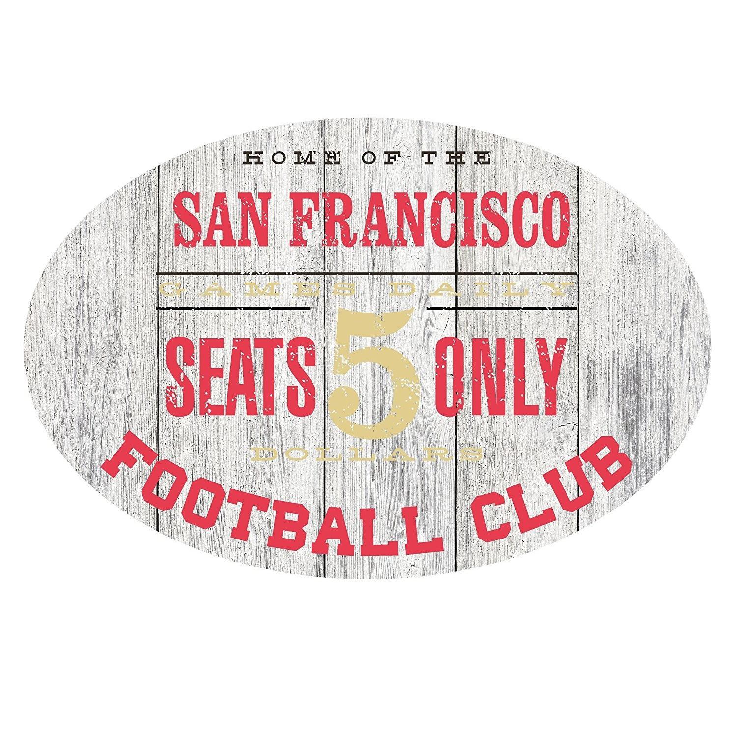 Home of the Denver Football Club Metal Sign Blue/Orange - Oval 12" x 8"-SR1 Performance