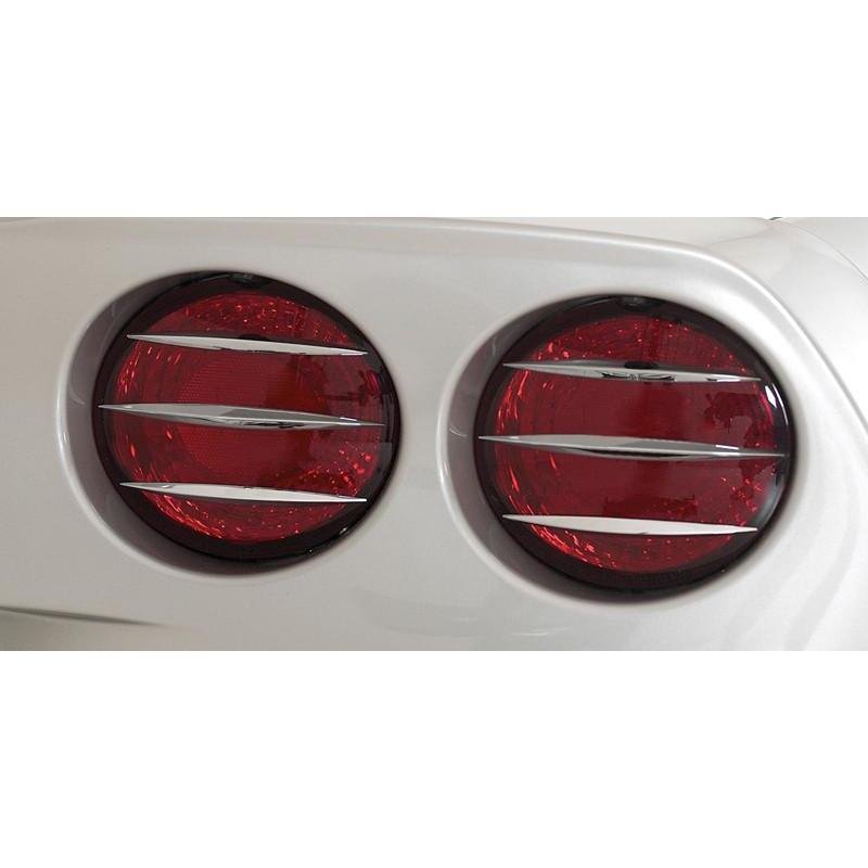 Corvette Taillight Spears 12 Pc. Billet Chrome : C6,Z06-SR1 Performance
