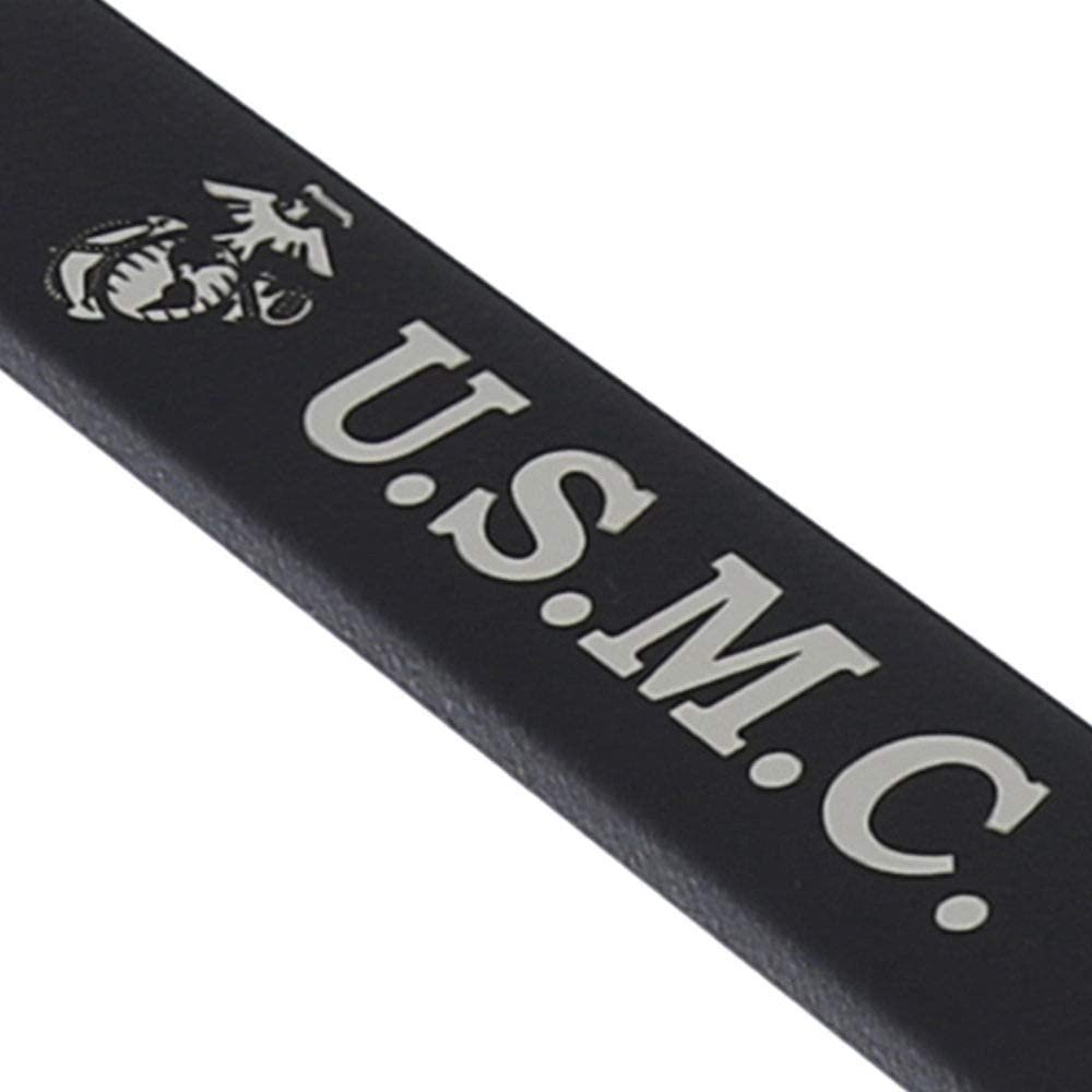 U.S. Marine Corps Laser Etched License Plate Frame - Rugged Black-SR1 Performance