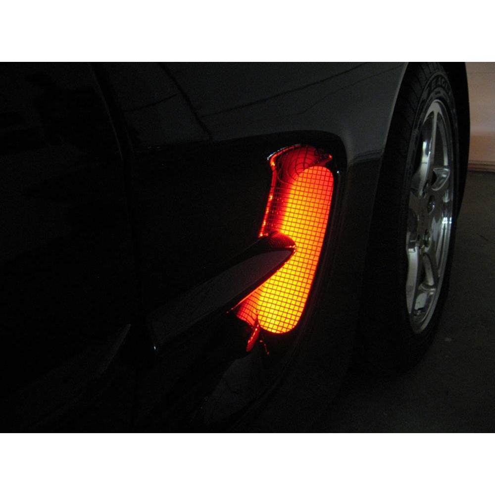 Corvette Side Cove LED Lighting Kit with (4) Function Remote : 1997-2004 C5 & Z06 (Aqua Super Bright)-SR1 Performance
