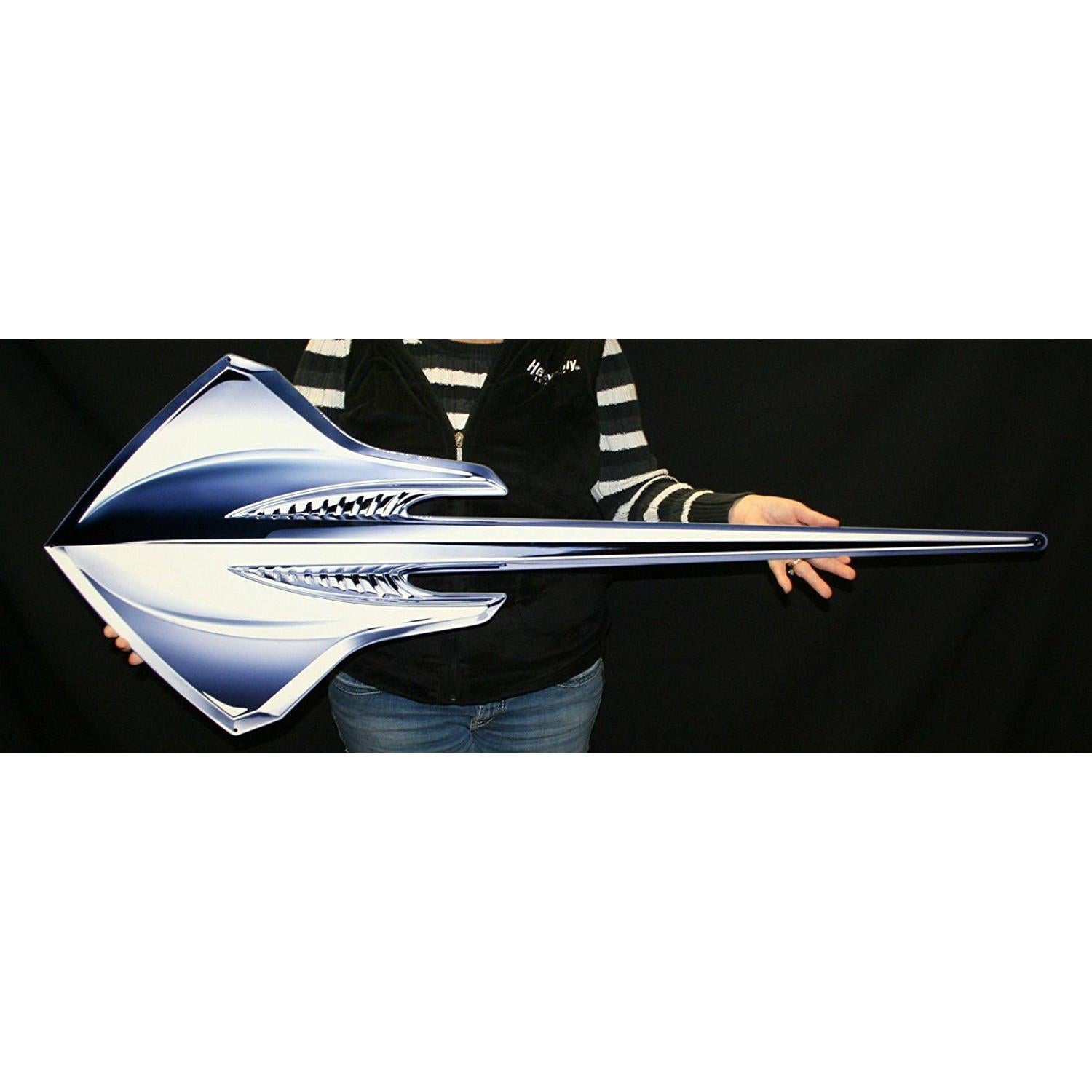 2014 C7 Corvette Stingray Emblem Metal Sign Extra Large 50" x 18"-SR1 Performance