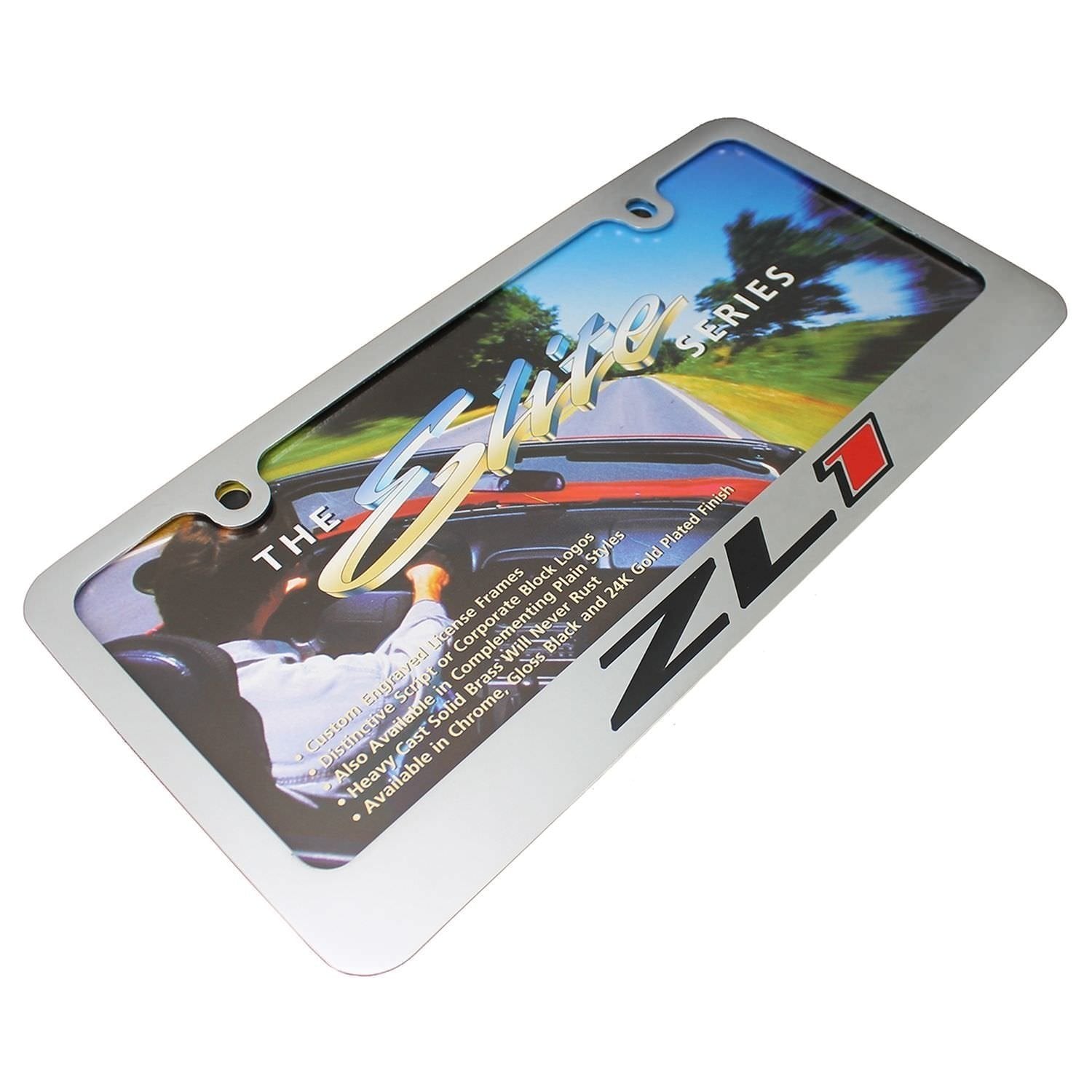 Camaro ZL1 License Plate Frame - Chrome-SR1 Performance