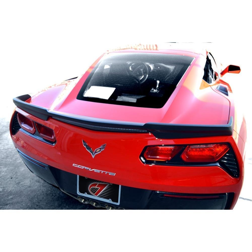 C7 Corvette Stingray GTX Rear Spoiler - Carbon Fiber-SR1 Performance