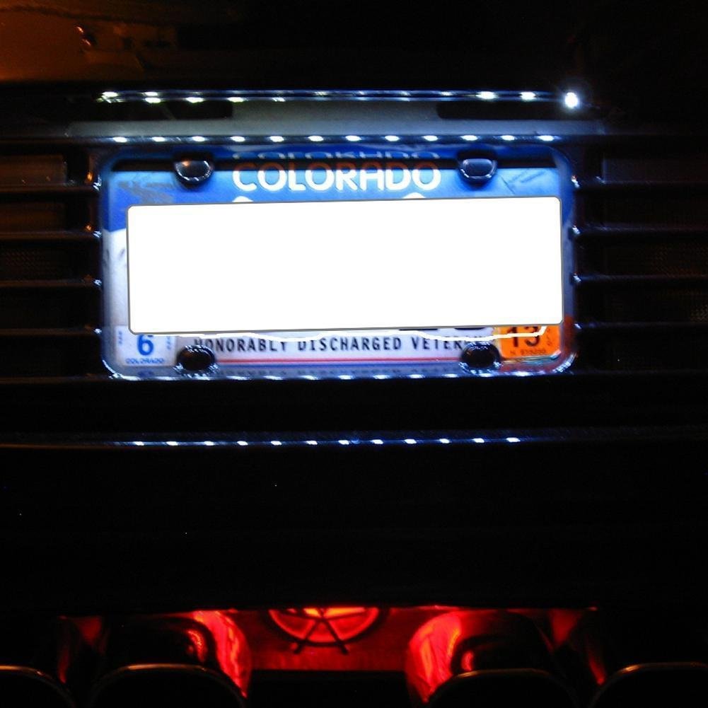 Corvette License Plate Bright White LED Strip : 1997-2004 C5-SR1 Performance