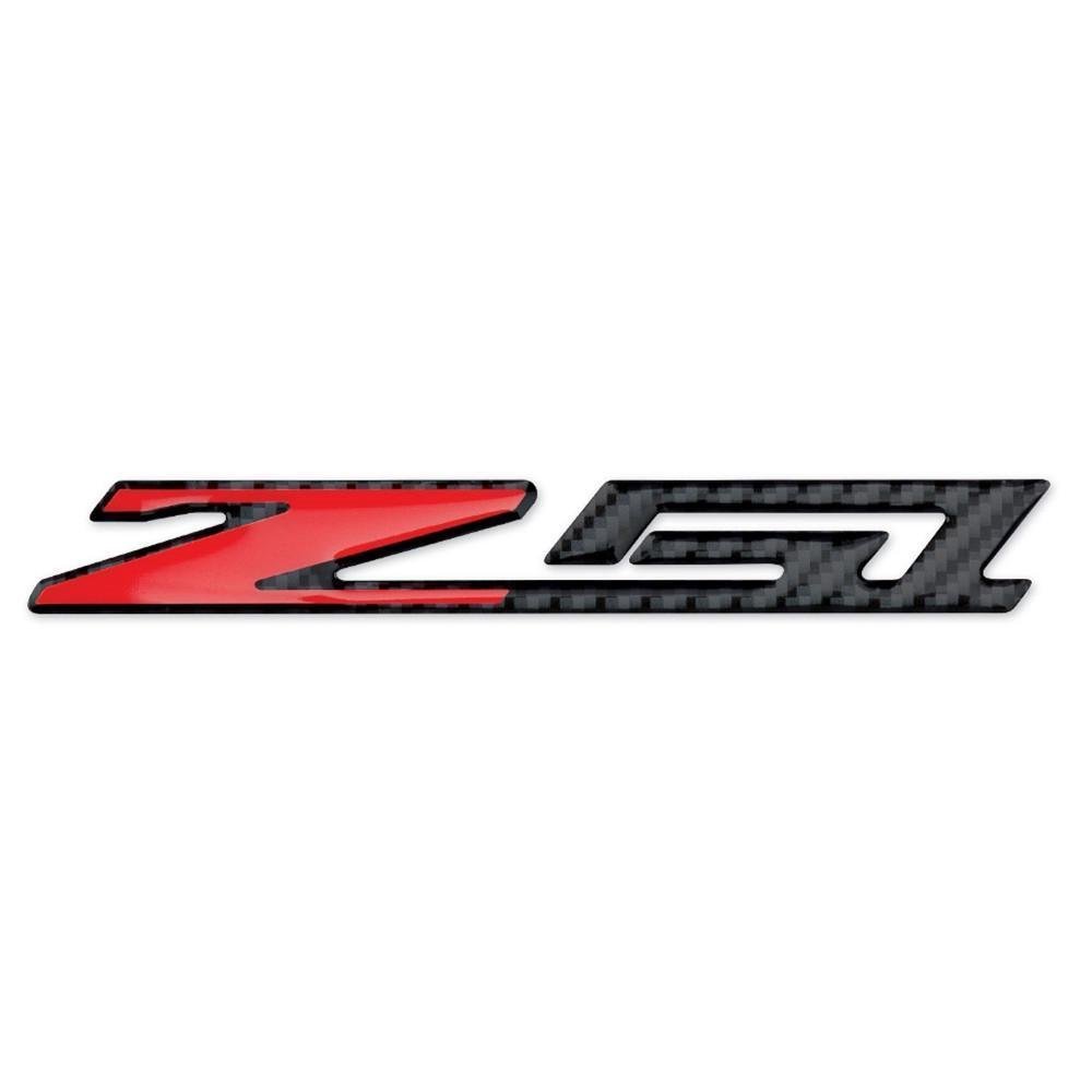 C7, C8 Corvette Z51 Badge Emblem - Domed - Carbon Fiber Look-SR1 Performance