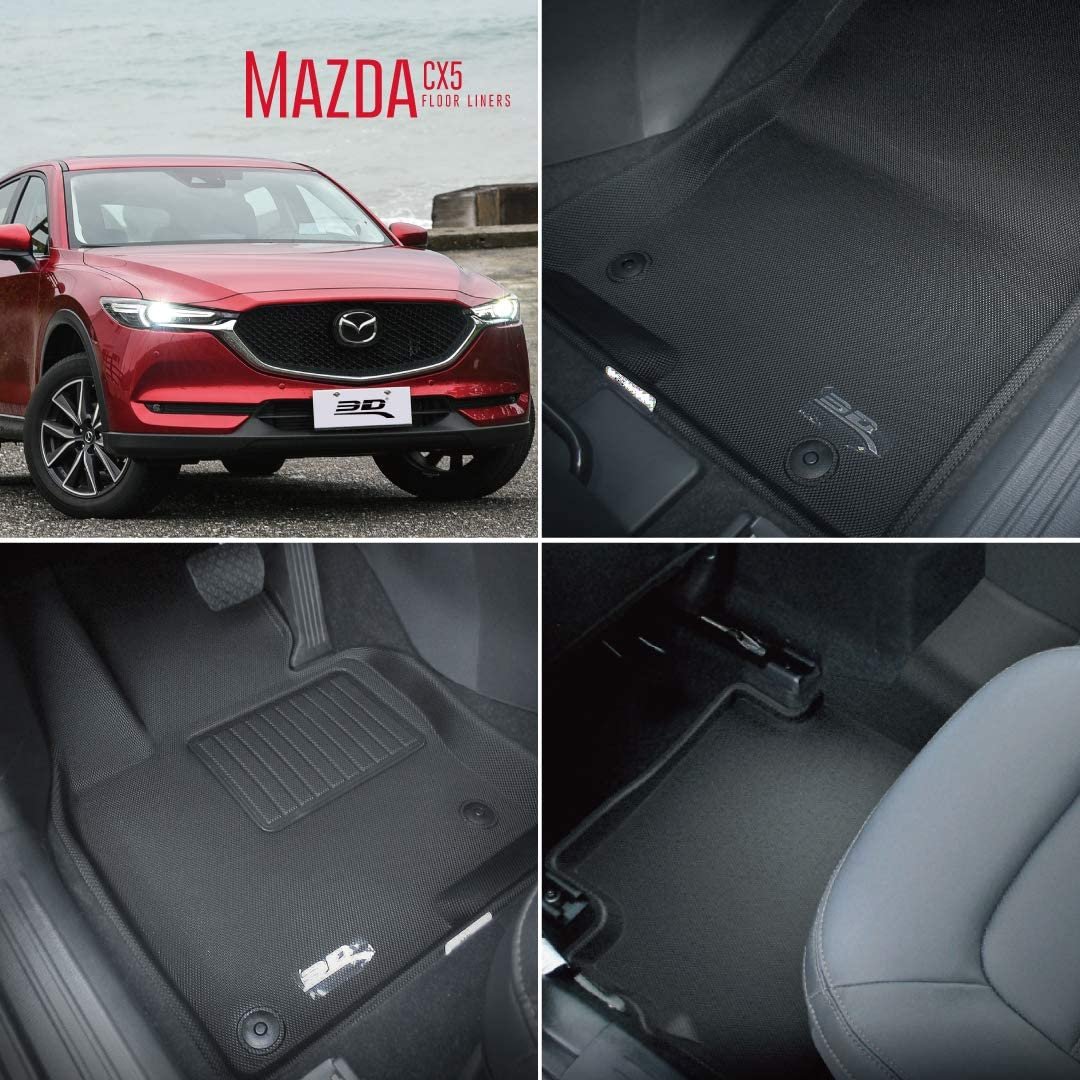 2017-2022 Mazda CX5 All-Weather Floor Mats 3D MAXpider Kagu Custom Fit-SR1 Performance