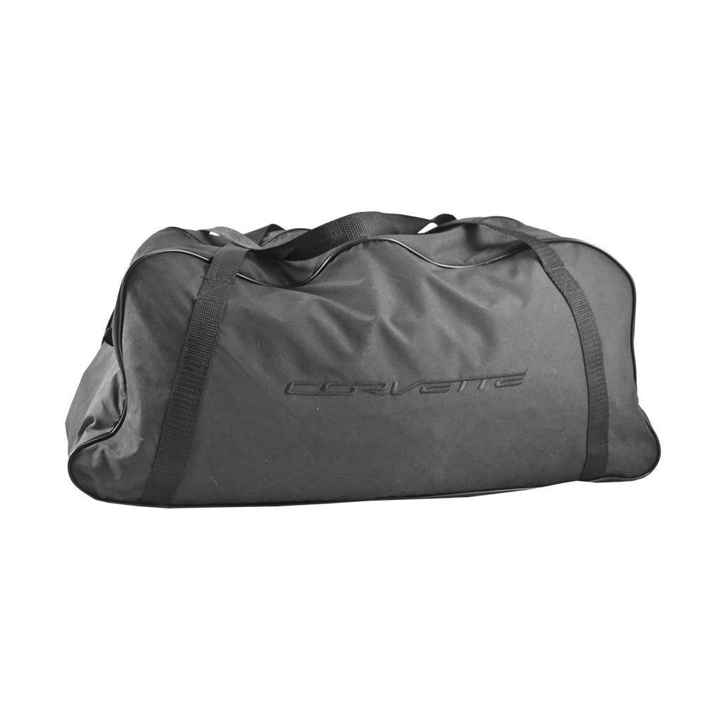 2014-2019 C7 Corvette Outdoor Car Cover Black with Large Stingray Fender Logos + Storage Bag-SR1 Performance