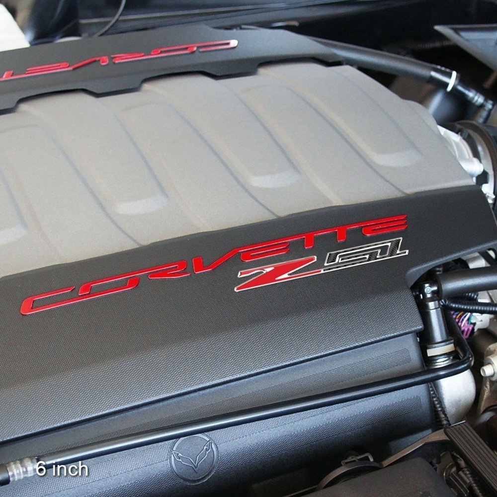 C7, C8 Corvette Z51 Badge/Emblem - Domed - Carbon Fiber Look w/Chrome Trim-SR1 Performance