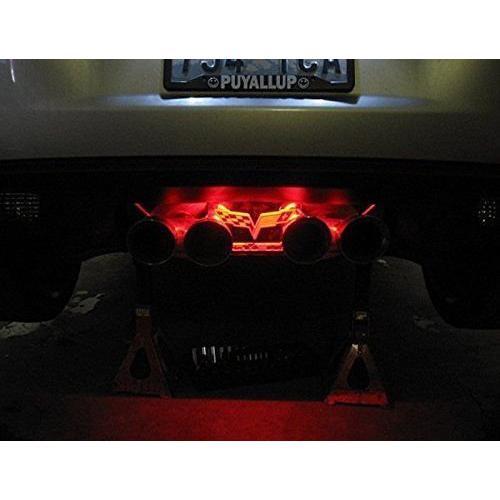 Corvette Exhaust Plate LED Lighting Kit : 2005-2013 C6 only (Orange)-SR1 Performance