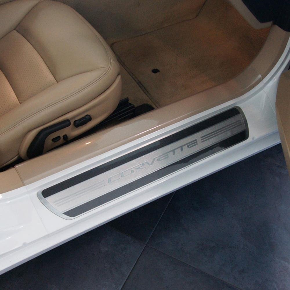 2005-2013 C6 Corvette - Clear Door Sill Ease/Protector-SR1 Performance