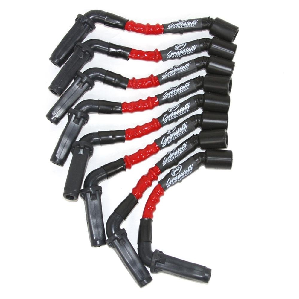 Corvette Spark Plug Wires (Set) - Granatelli Motorsports 8mm Red : C6 2005-2013 LS2/LS7/LS3-SR1 Performance