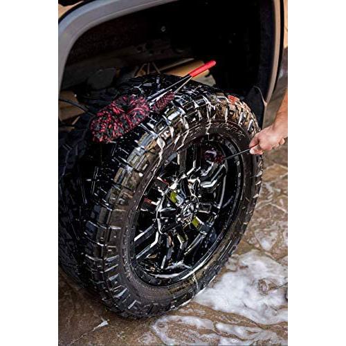 Liquid X Original Wheel Woolies Brushes 3 Piece Kit - Black-SR1 Performance