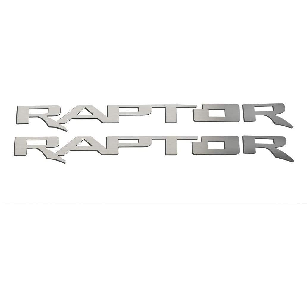 American Car Craft Stainless Steel RAPTOR Running Board Emblems | 2017-2020 Ford Raptor-SR1 Performance