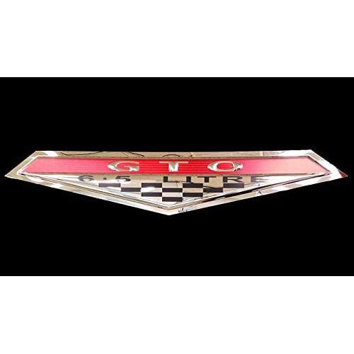 Pontiac GTO 6.5 Badge Stainless Steel Wall Hanging Sign - 35" x 6"-SR1 Performance
