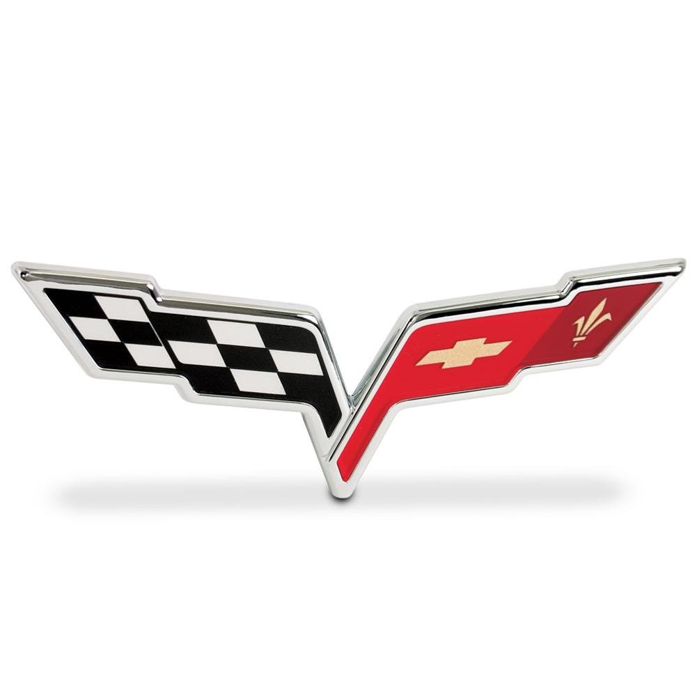 C6 Corvette GM Front Emblem - Chrome-SR1 Performance