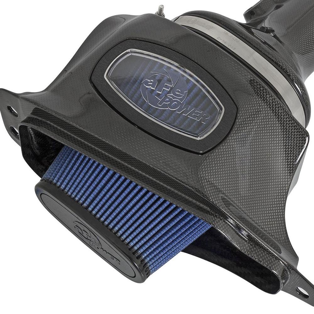 C7 Z06 Corvette Cold Air Intake System aFe Black Series Momentum Carbon Fiber-SR1 Performance
