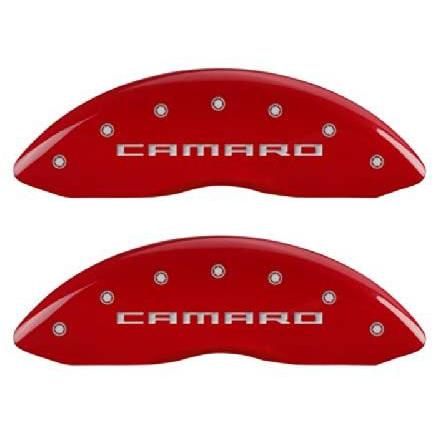 MGP Caliper Covers 14036SCS5RD Caliper Cover with Red Powder Coat Finish, (Set of 4)-SR1 Performance