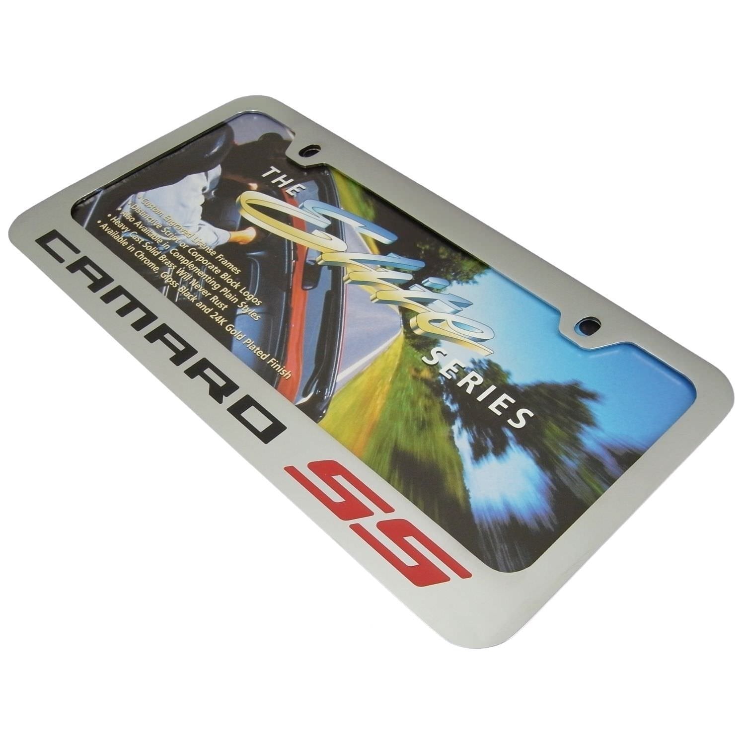 Camaro SS License Plate Frame - Chrome-SR1 Performance