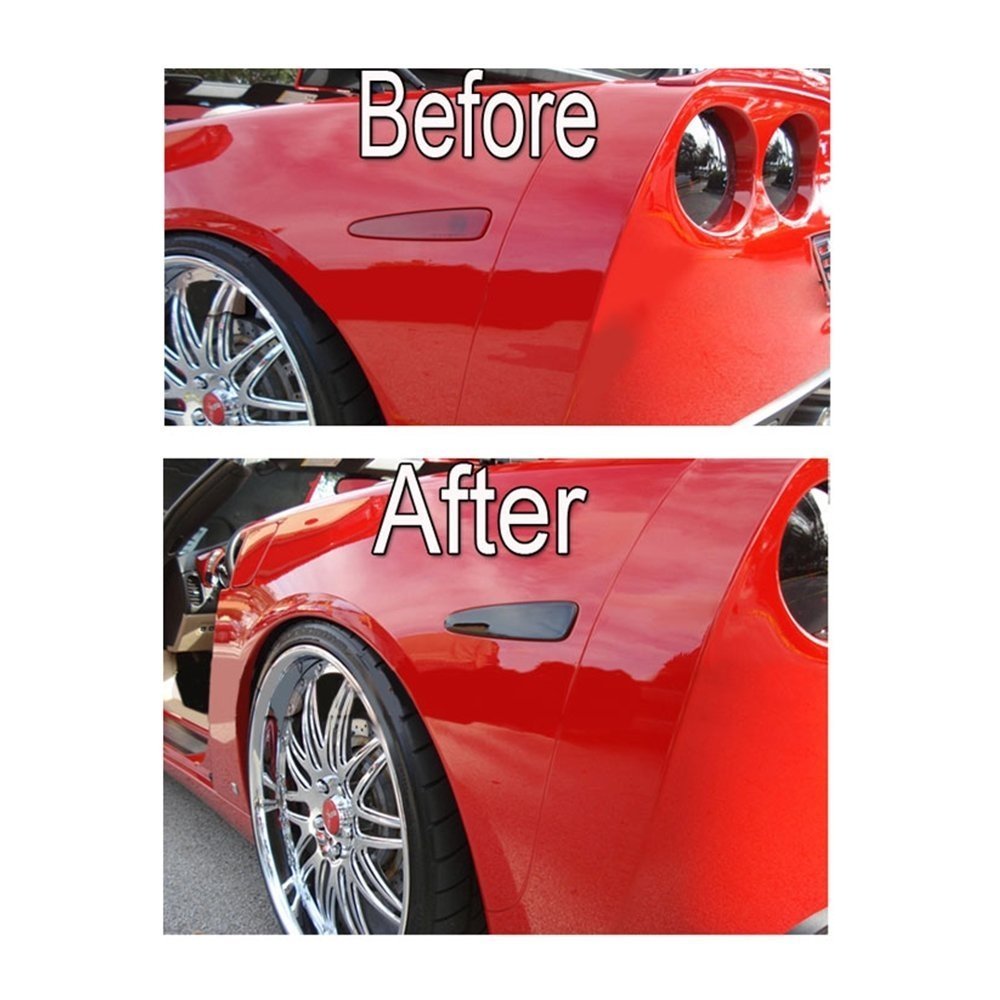 Corvette Side Marker Blackout Kit 4 pc. : 2005-2013 C6, Z06, ZR1-SR1 Performance