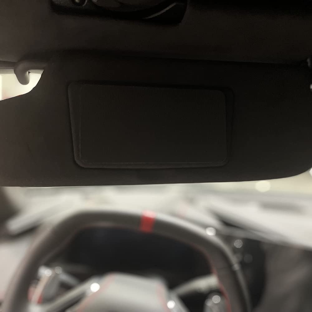 C8 Corvette Sunvisor Label Cover-SR1 Performance