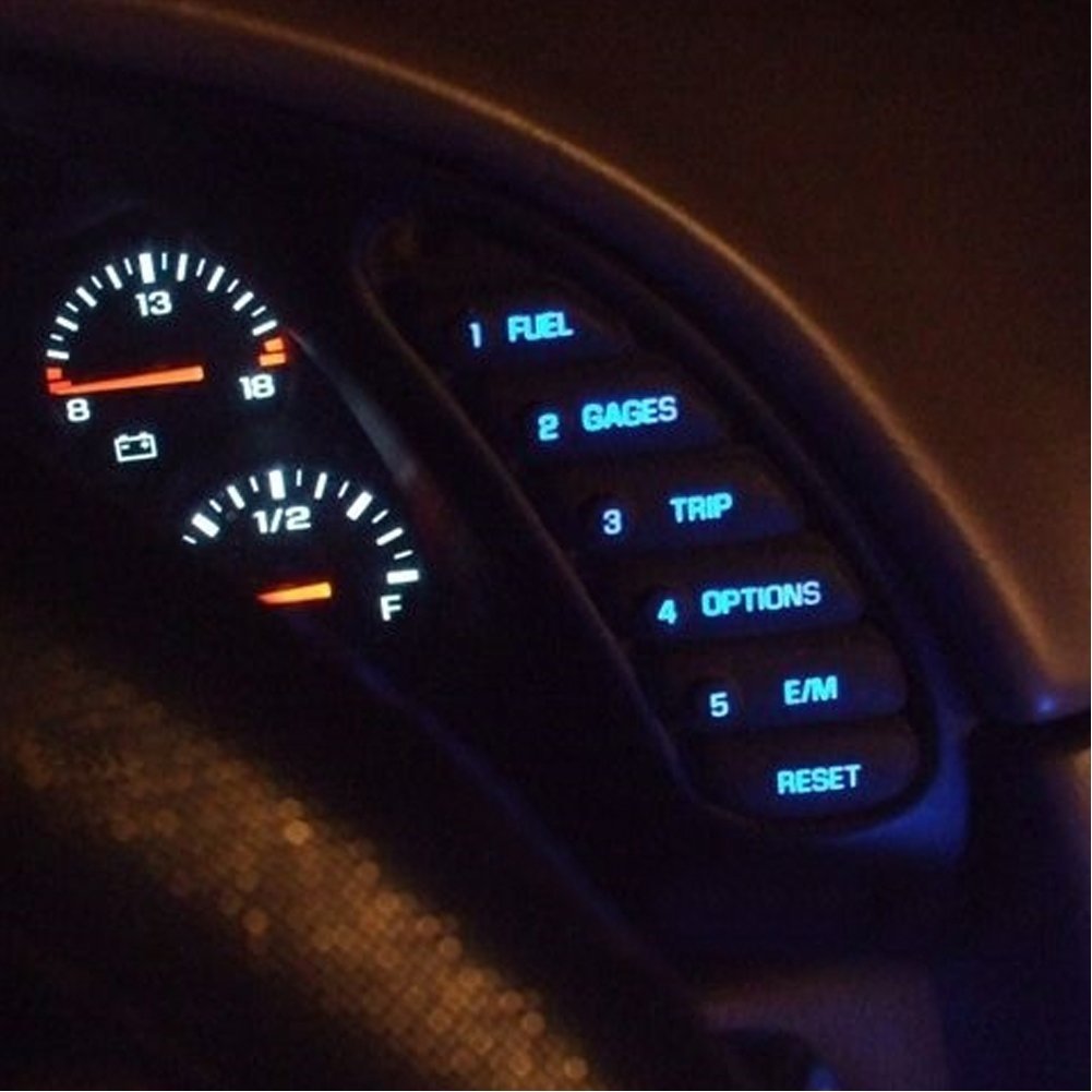 1997-2004 C5 Corvette HUD/DIC/WINDOW SWITCH Interior LED Light Package-SR1 Performance