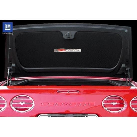 C5 Corvette Trunk Lid Liner Silver Emblem Fits: 98 through 04 FRC ZO6 and Convertible Corvettes-SR1 Performance