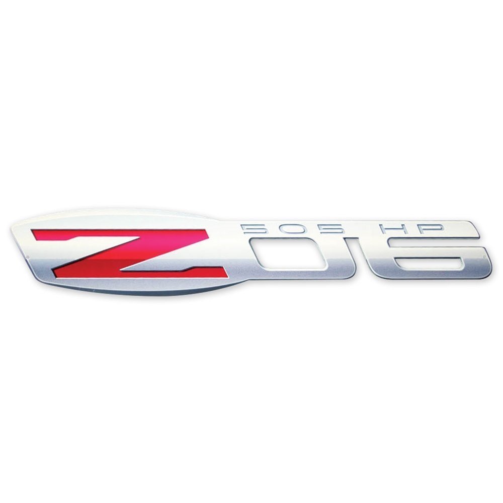 Corvette C6 Z06 Emblem Wall Sign 36" x 7" : 2006-2013 Z06-SR1 Performance